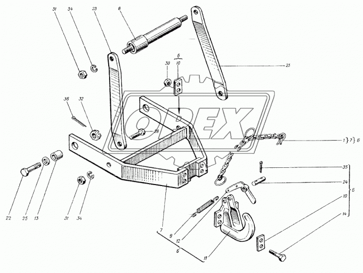 54.40.440 Палец ХТЗ