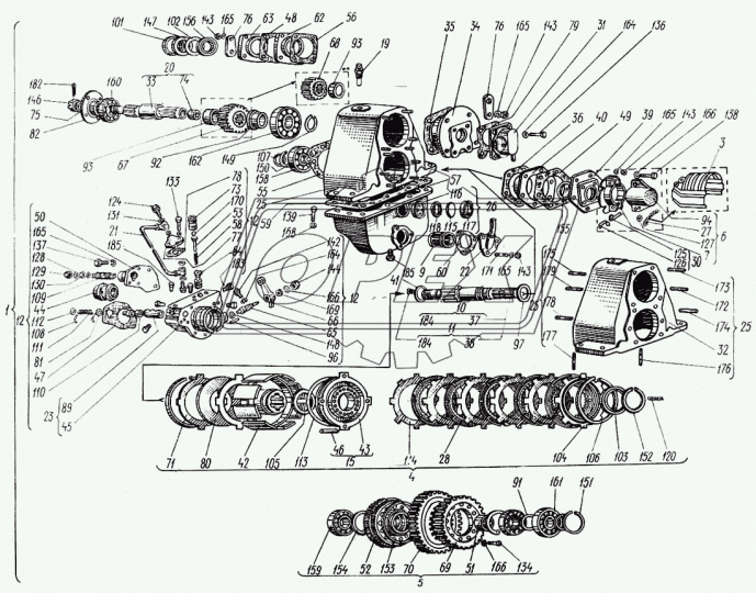 150.41.042-3А Крышка со втулкой в сборе ХТЗ