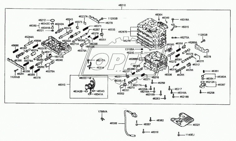 46321-22731 Фильтр АКПП Hyundai Accent, Elantra, Getz, Matrix, Kia Rio, Cerato Hyundai
