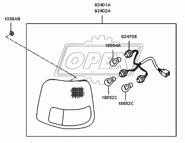 92401-5A101 Фонарь задний левый Hyundai County Hyundai