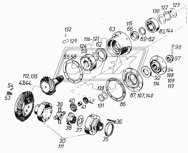 581.00-3397-029 Втулка (латунь) ф24х27 h=30 шестерни дифференциала ЛиАЗ ОАО