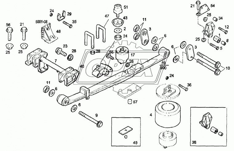 41021865 Стремянка рессоры Iveco