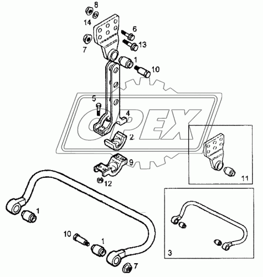 41008732 Качающийся рычаг Iveco
