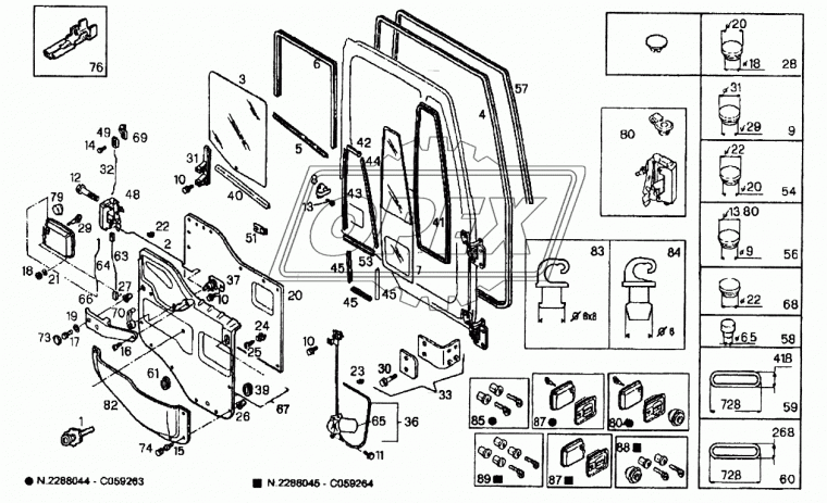 3798216 Карман двери левой Eurotech 1pc Iveco