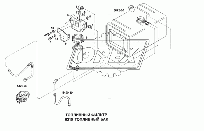 41035191 Фитинг Штуцер Iveco