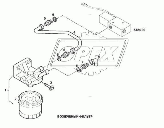500344424 Трубка IVECO Domino (2009-2021) Iveco