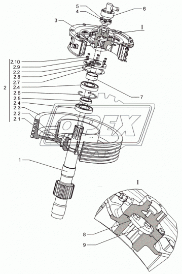 214 Подшипник 70х125х24 шарик.радиал.1-ряд. (открытый); КПП К-701, среднего моста ЗИЛ-133