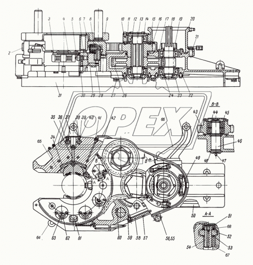 8211 Подшипник 55х90х25 шарик.радиал. 1-ряд.; .