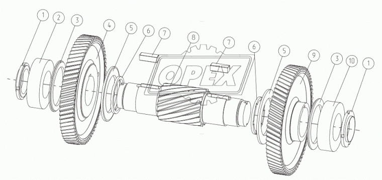 3524 Подшипник 120х215х58 ролик.радиал.сферич. 2-ряд.; 3524 МПЗ