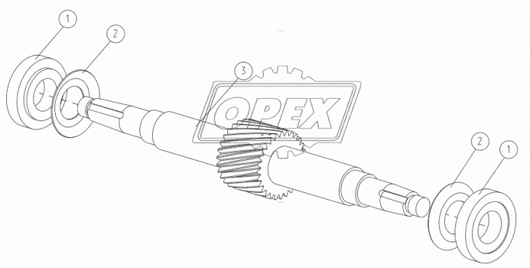 7312А Подшипник 60х130х33,5 ролик.радиал.конич. 1-ряд. SAUER ACHSEN (1970-2020), SCANIA P- (1970-2020); наружное кольцо 27мм. (редукт.ЗМ МАЗ,разд.кор.КАМАЗ-65111)