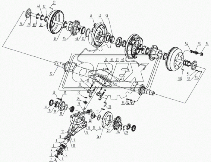 32309 (NU309) Подшипник 45х100х25 ролик.радиал. 1-ряд. (внутрен.обойма подвиж.); неконич.поддерж.ролика (7609)