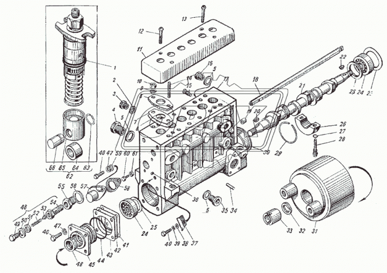 135.1111184 Рейка ТНВД ЯЗДА