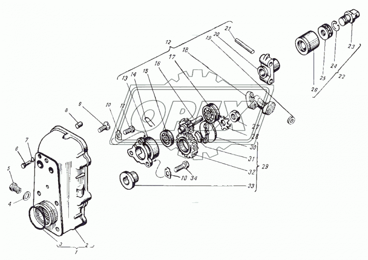 236-1110060-А3 Муфта с подшипником ЯЗДА