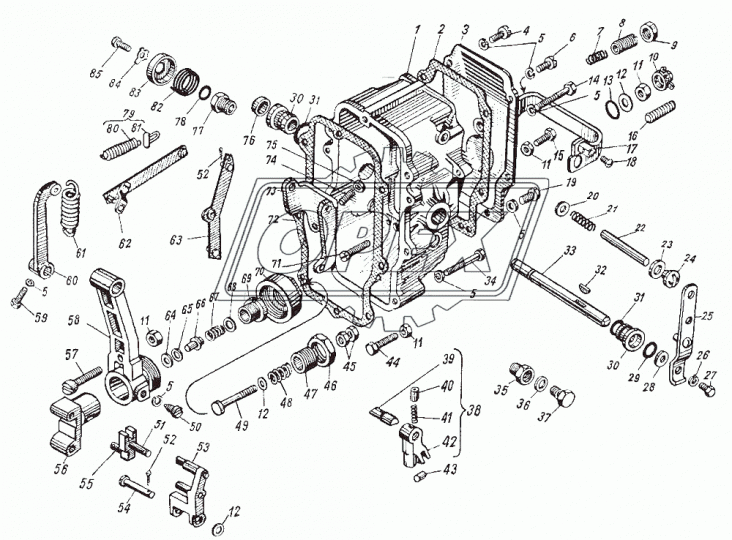 80.1110380-01 Скоба L=135 S=18 кулисы в сборе ЯЗДА