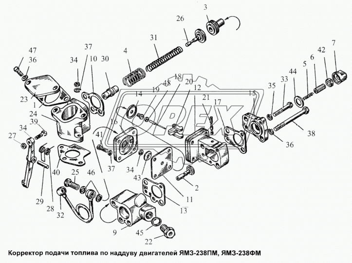 421.1110878 Мембрана ТНВД (рти) L=56х56х0,2 5отв.ф6 МОТОПРО