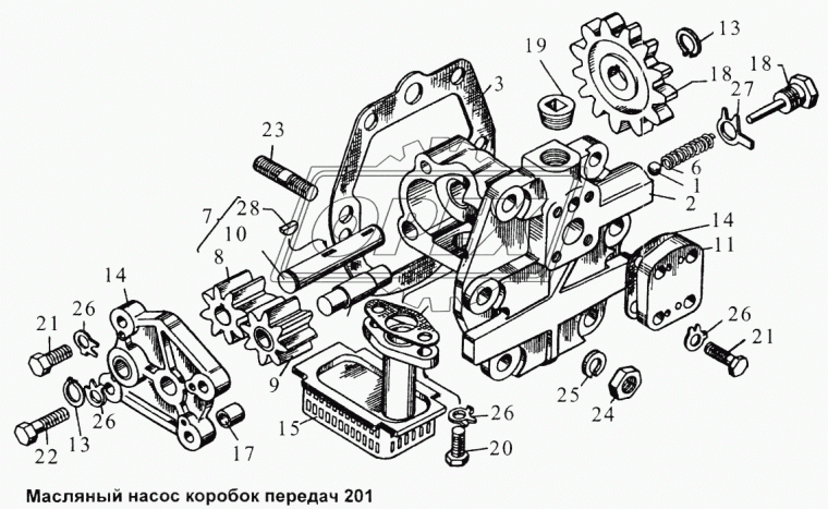 201.1704064 КРЫШКА ФЛАНЦА ОЗАА