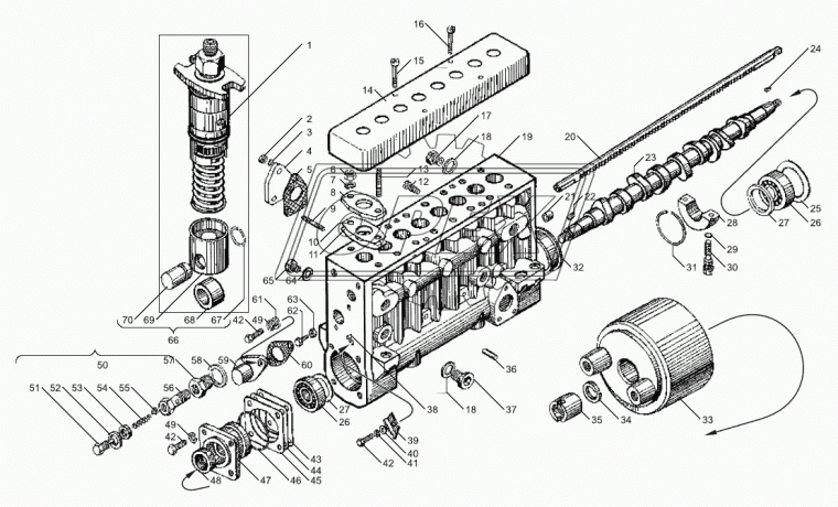 179.1111002-20 ТНВД ЯМЗ 658 Евро 3 КрАЗ (в сборе с ЭСУ) 330л.с. ЯЗДА
