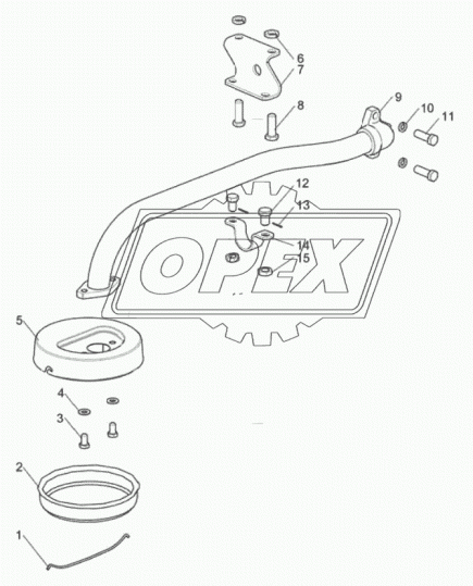 238Ф-1011300-А Чашка заборника насоса масляного в сборе ЯМЗ 236БЕ/НЕ, 238БЕ/НЕ, 7511, 7601 ЯМЗ
