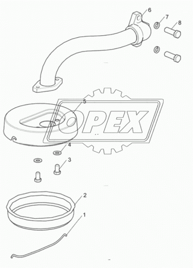 238Ф-1011400-В2 Трубка (сталь) ф30; L=330 С/И всасывающая ЯМЗ