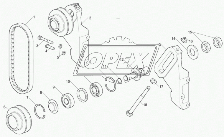 8.8674 Ремень клиновой 14х10х937 компрессора,КРАЗ,все МАЗ ЕВРО-3; ВХ 943LW ЯМЗ