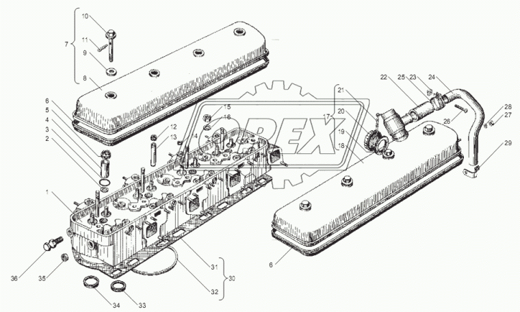 238-1014170 Болт ГОСТ-7798 М8х20х1 Р=17 К=12/13 крепл.крыла (26х0х0) ЯМЗ