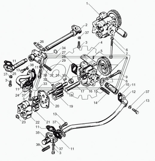 45 9327 6074 БОЛТ М10 ЯМЗ