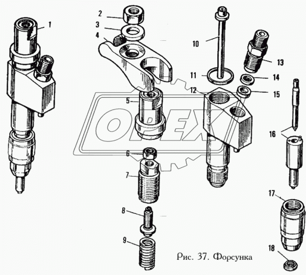 240-1112163 Скоба крепления форсунки L=80х31 1отв.ф24,1отв.ф12 ЯМЗ