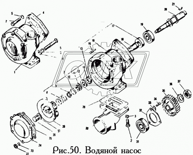 240-1307045 Крышка корпуса (Сталь) ТМЗ
