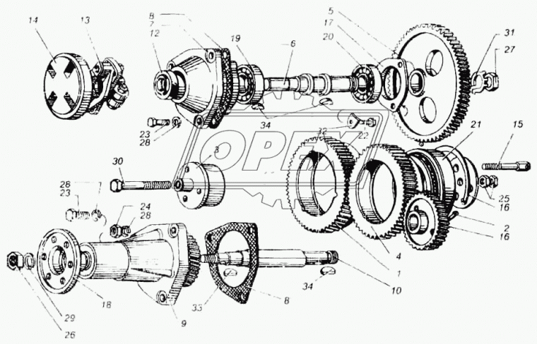 240-1029276 Шайба плоская ф115 h=18 С/И текстолит полумуфты ЯМЗ