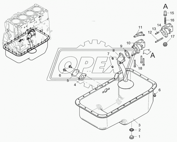 5341.1009010 Картер масляный в сборе ЯМЗ
