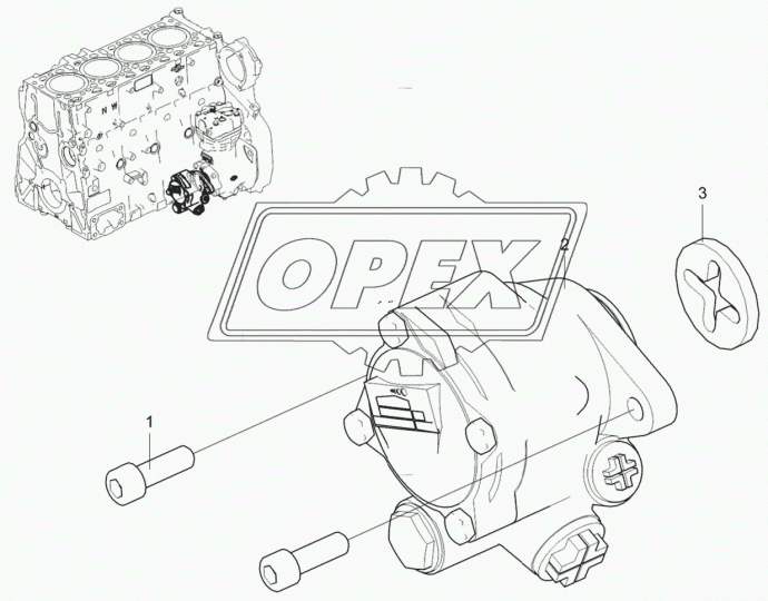 5342.3407010 Насос ГУР УРАЛ,ПАЗ Вектор Некст (дв.ЯМЗ-5342,Евро-4) 150 bar YAMZ, ЯМЗ-534; (ZF 7685 955 379) ЯМЗ