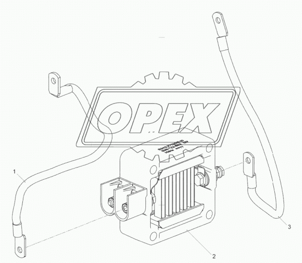 5340.3770042-01 Провод подогревателя - масса ЯМЗ ЯМЗ