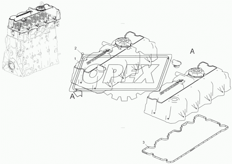 5340.1003270 Прокладка ЯМЗ-534 крышки клапанной ЯМЗ