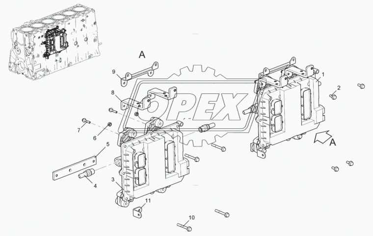 536.3763010 Блок управления двигателем (впрыском) дв.ЯМЗ-650 ЯМЗ