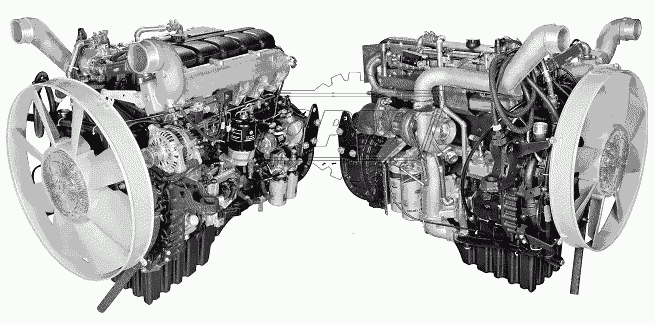 650.1000186-32 Двигатель ЯМЗ-650.10-32 (МАЗ) без КПП и сц. (412 л.с.) ЯМЗ