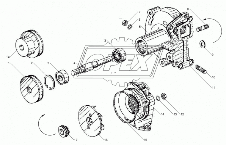 7511.1307216-01 Шкив 1руч. ф19/105 h=30 без внутр.резьбы ЯМЗ