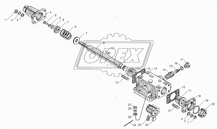 239.1702200-02 Механизм переключения ЯМЗ ЯМЗ