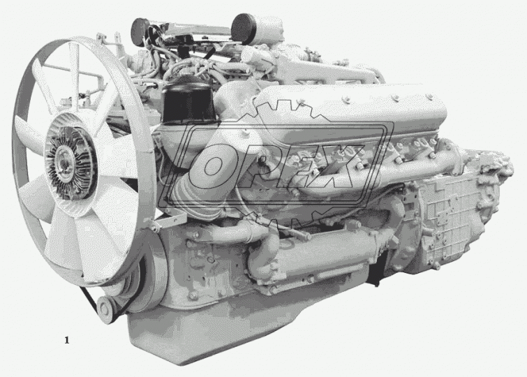 65853.1000186-01 Двигатель ЯМЗ-6585 без КПП и сц. 1 компл. (420 л.с.) ЯМЗ