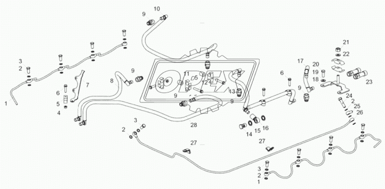 6585.1104346 Трубка топливная отводящая ЯМЗ
