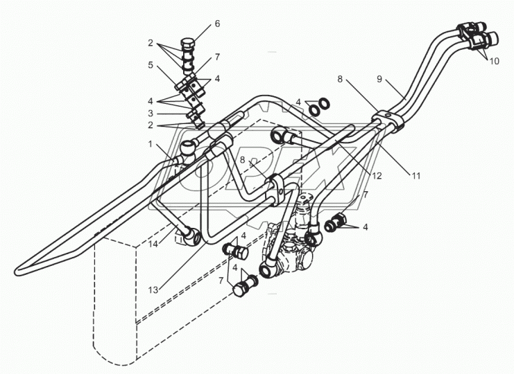 8501.1104410 ТРУБКА ЯМЗ