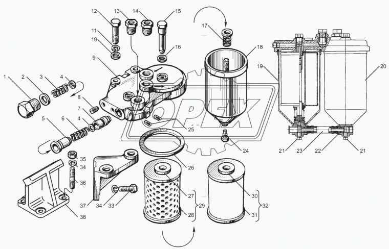 850.1117183 КОЛПАК ФИЛЬТРА ЯМЗ