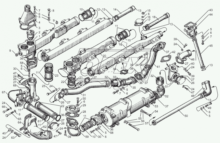 847.1303156 ТРУБА ЯМЗ