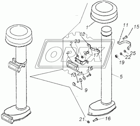 4310-1109440 Труба воздухозаборника КАМАЗ