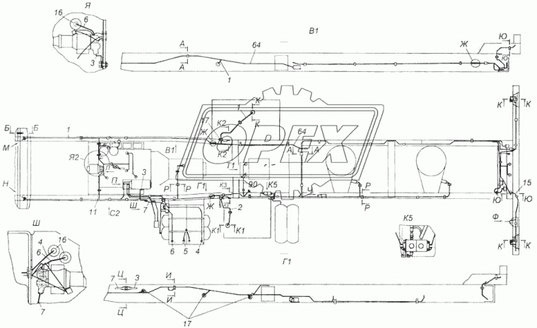 43118-3724078-47 Жгут проводов задних фонарей РЫБИНСК