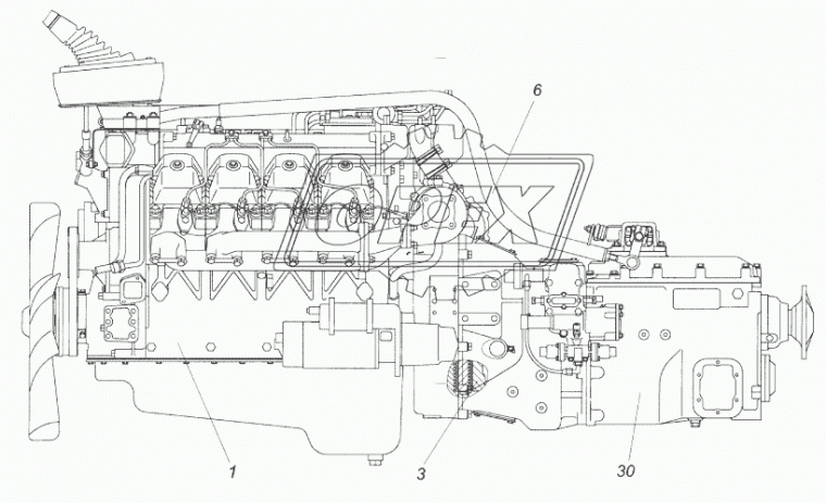 740.662-1000402 Двигатель КАМАЗ Евро-4 КАМАЗ