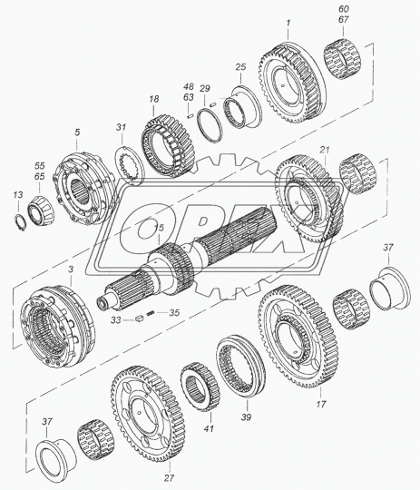 14.1701280-10 Муфта КПП 1-й передачи и заднего хода КАМАЗ