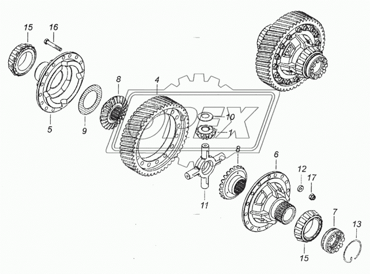65115-2402120-50 Шестерня ведомая цилиндрическая (Е-3) КАМАЗ