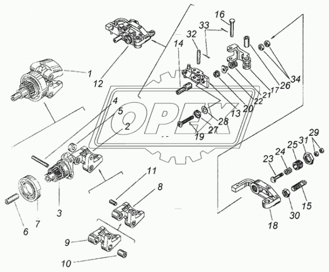 33.1110046-01 Державка грузов ЯЗДА