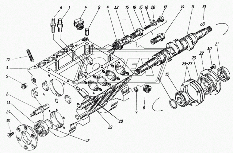 33.1111047-10 Пробка корпуса ЯЗДА