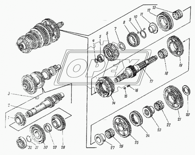 664916Е Подшипник 81х92х42,5 ролик.радиал.игольчатый 2-ряд. КПК